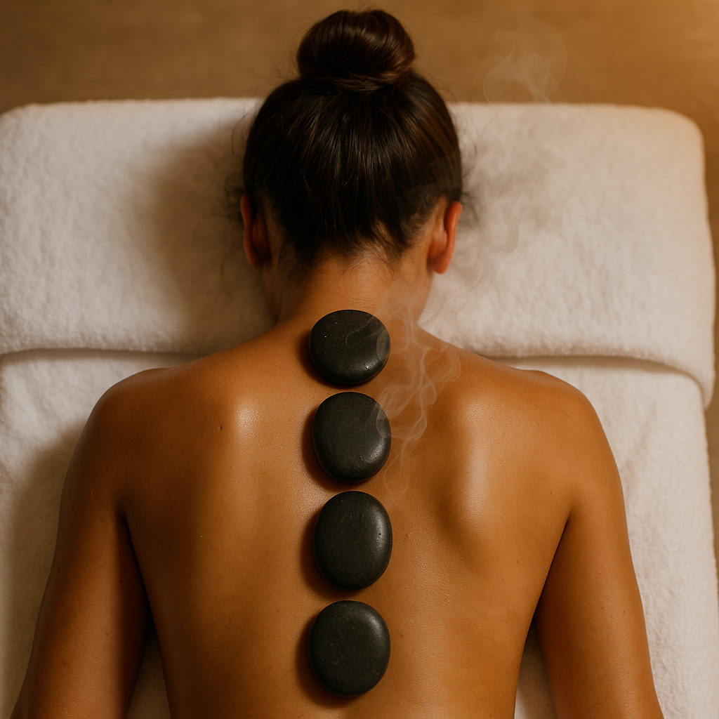 massage aux pierres chaudes Blanc-Mesnil